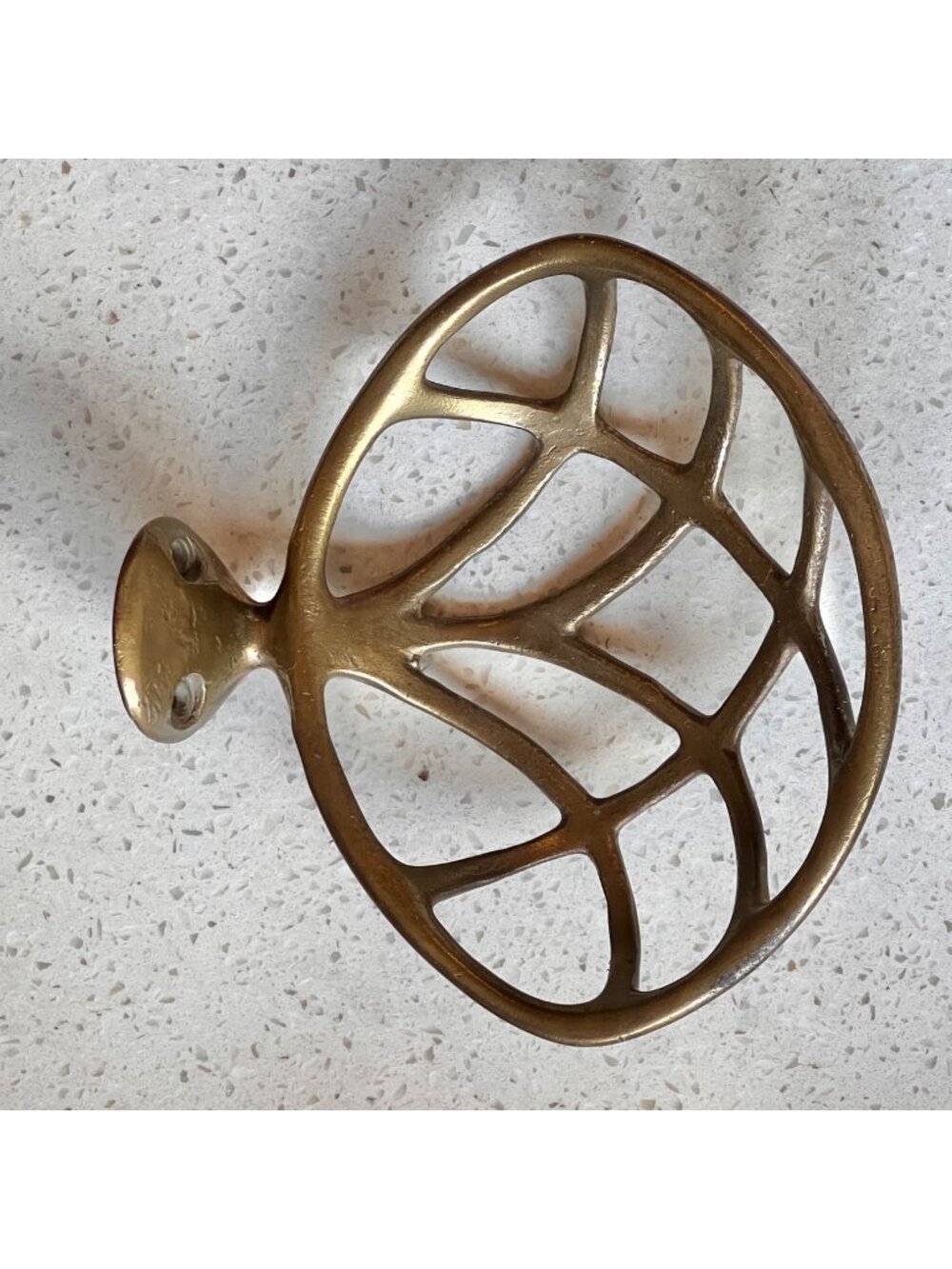 Victorian Style Brass Wall Mount Soap Holder 4.75" W  4.25" From Wall Kitchen